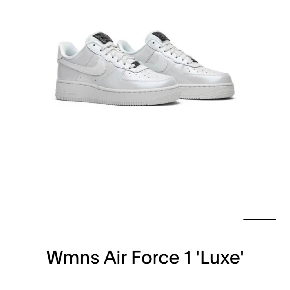 Women’s Air Force 1s “Luxe” Size 7 - Picture 2 of 11